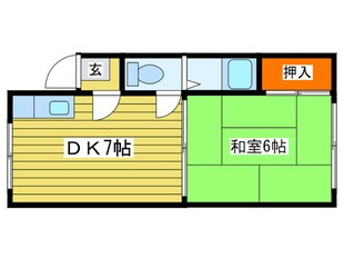 ハイデンス泉の物件間取画像